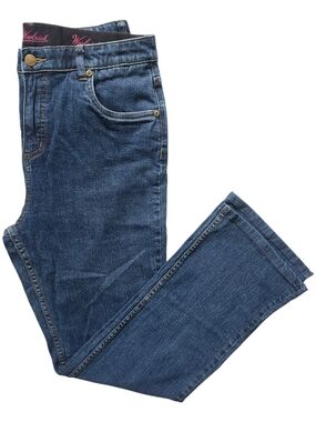 Woolrich Bootcut Jeans Women's Dark Wash Stretch Denim 28 Waist